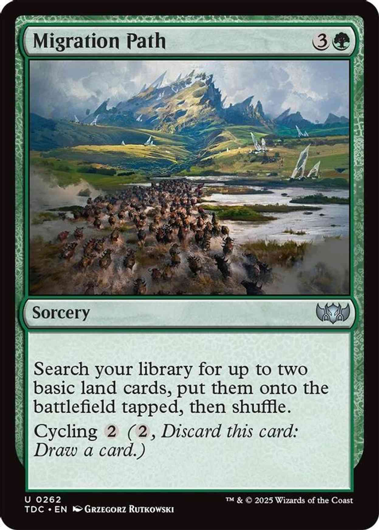 Migration Path magic card front