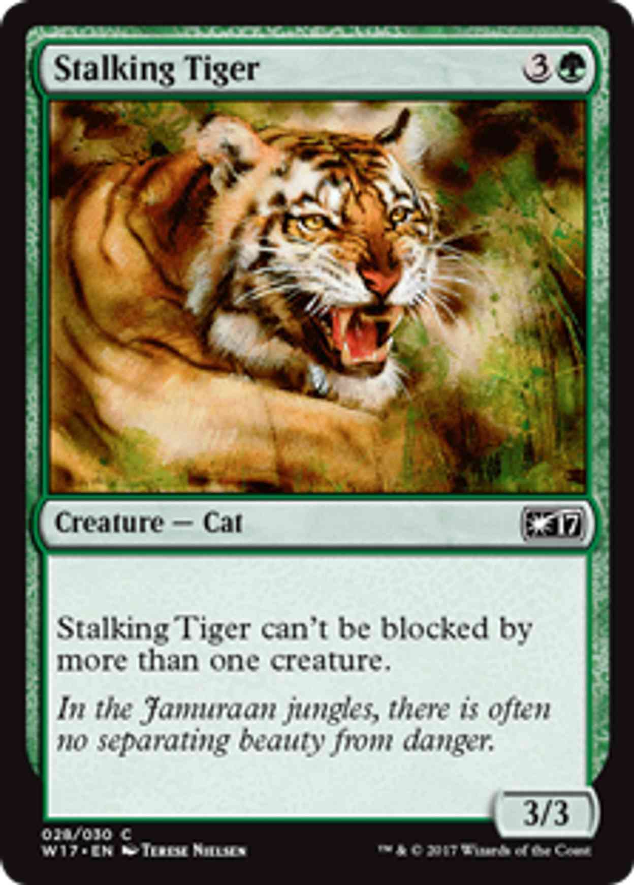 Stalking Tiger magic card front