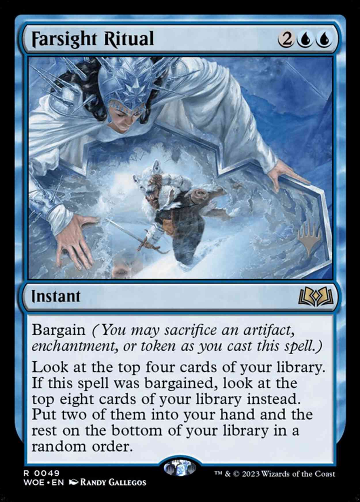 Farsight Ritual magic card front