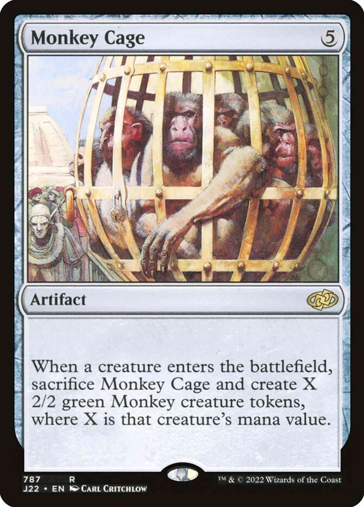 Monkey Cage magic card front