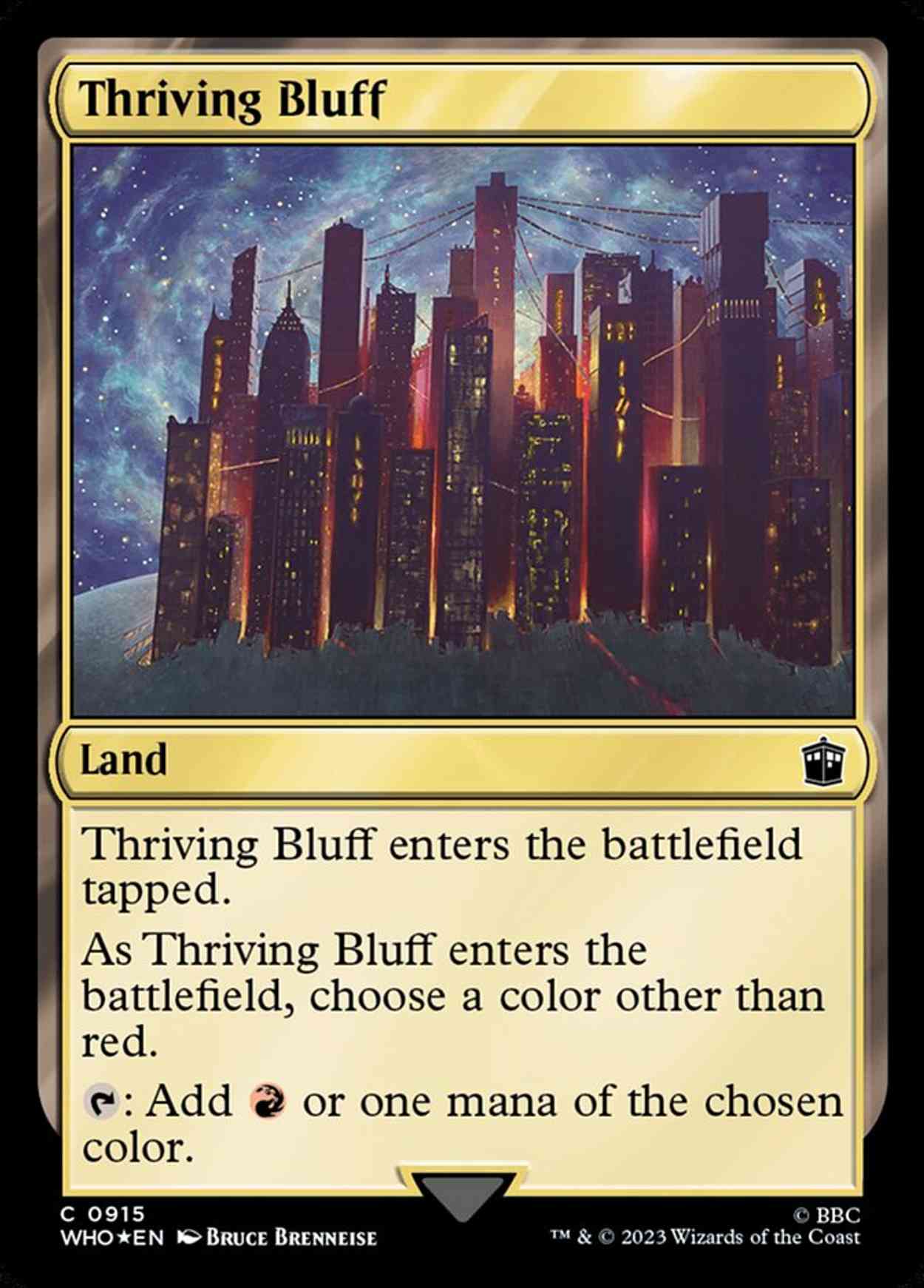 Thriving Bluff (Surge Foil) magic card front