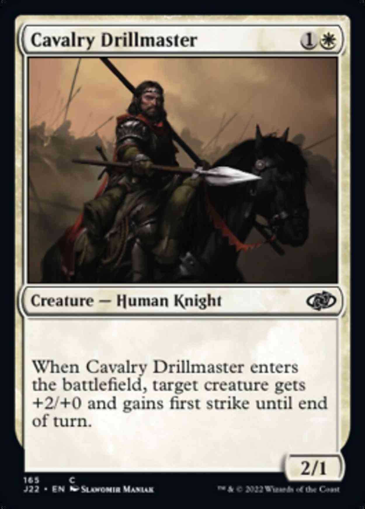 Cavalry Drillmaster magic card front
