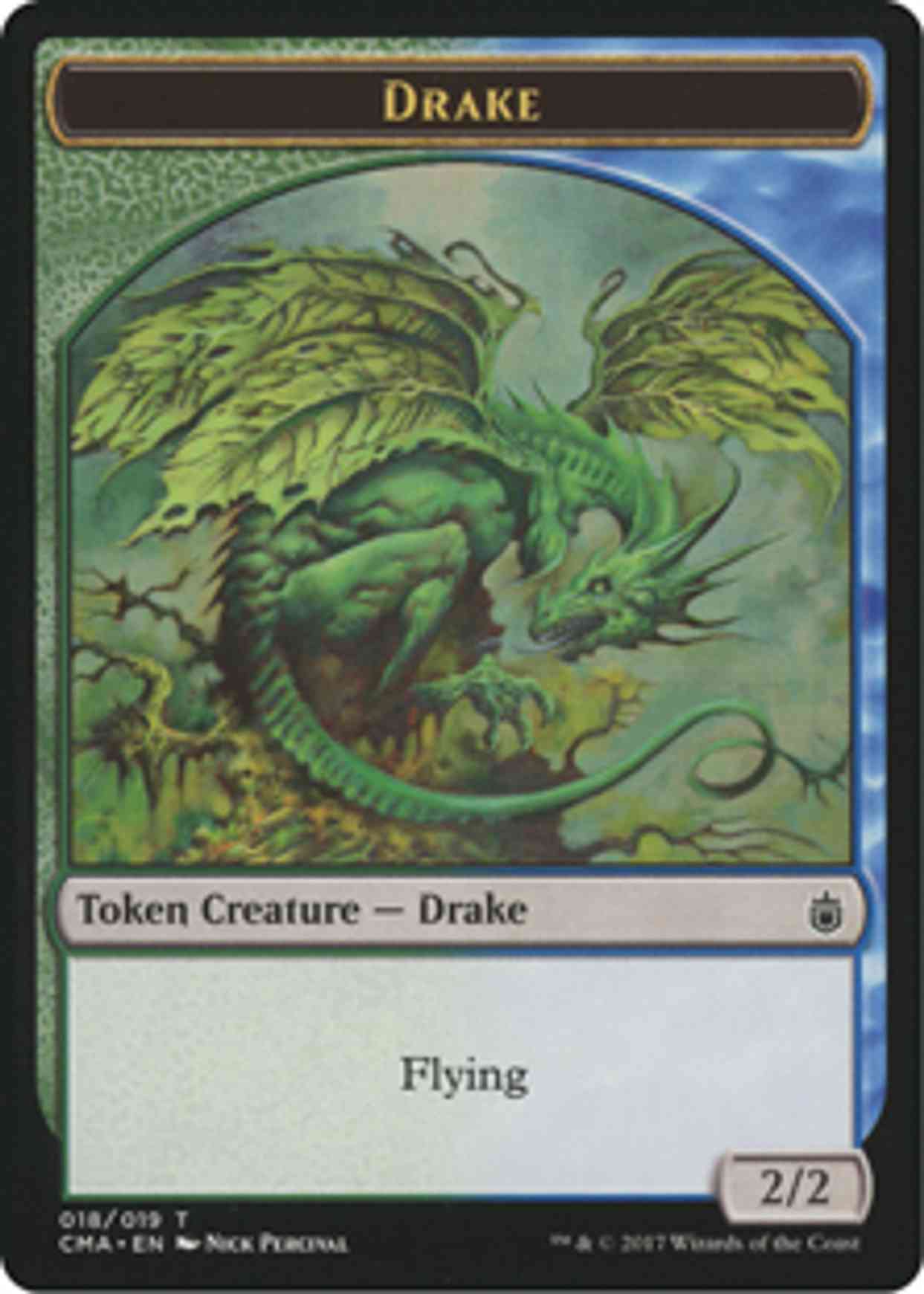 Drake Token (018) magic card front