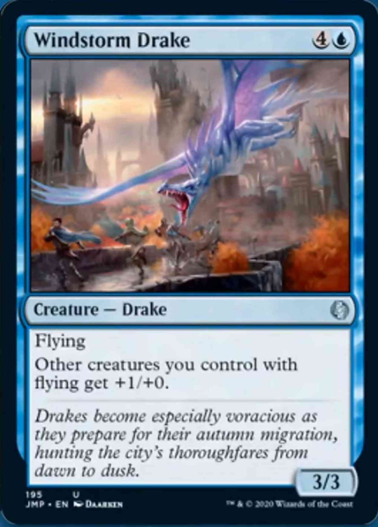 Windstorm Drake magic card front