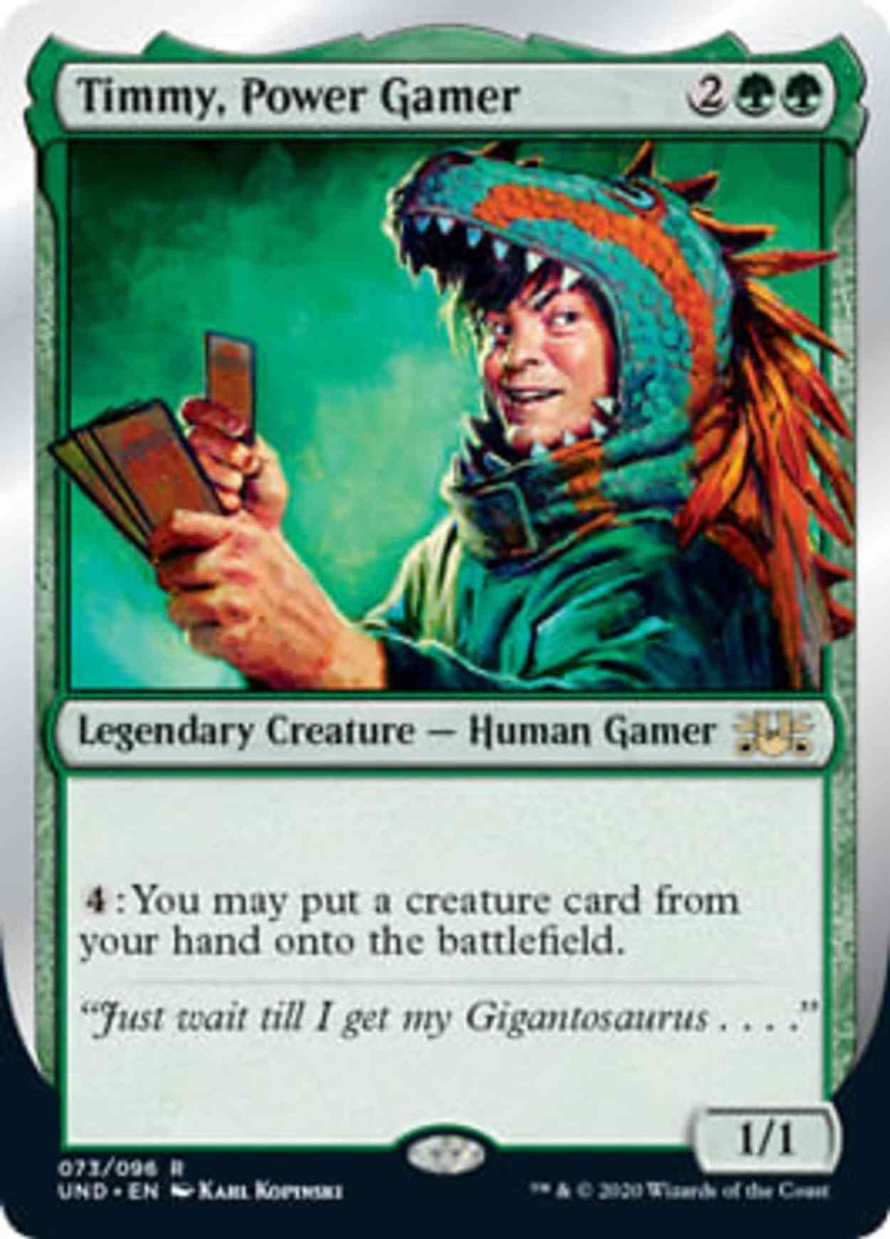 Timmy, Power Gamer magic card front