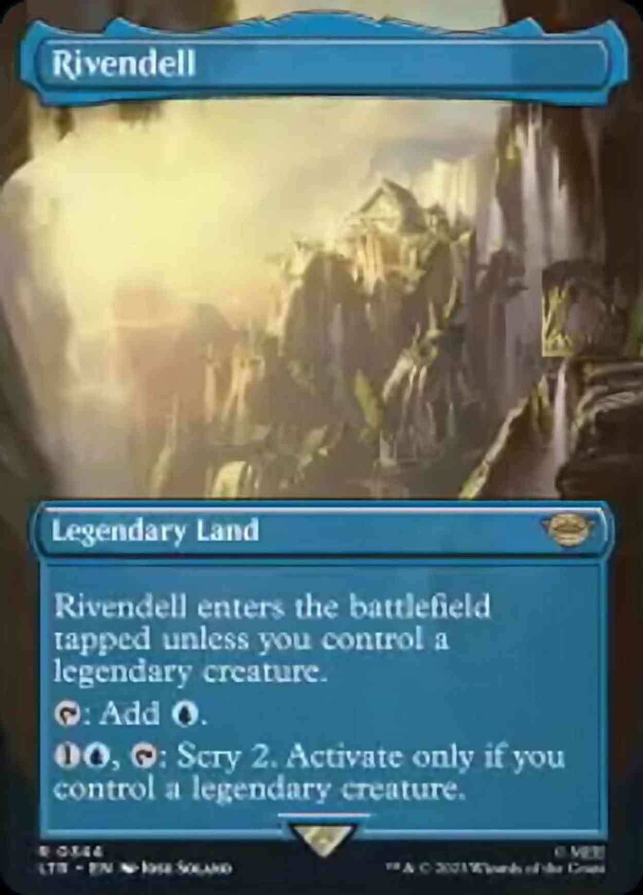 Rivendell (Borderless) magic card front