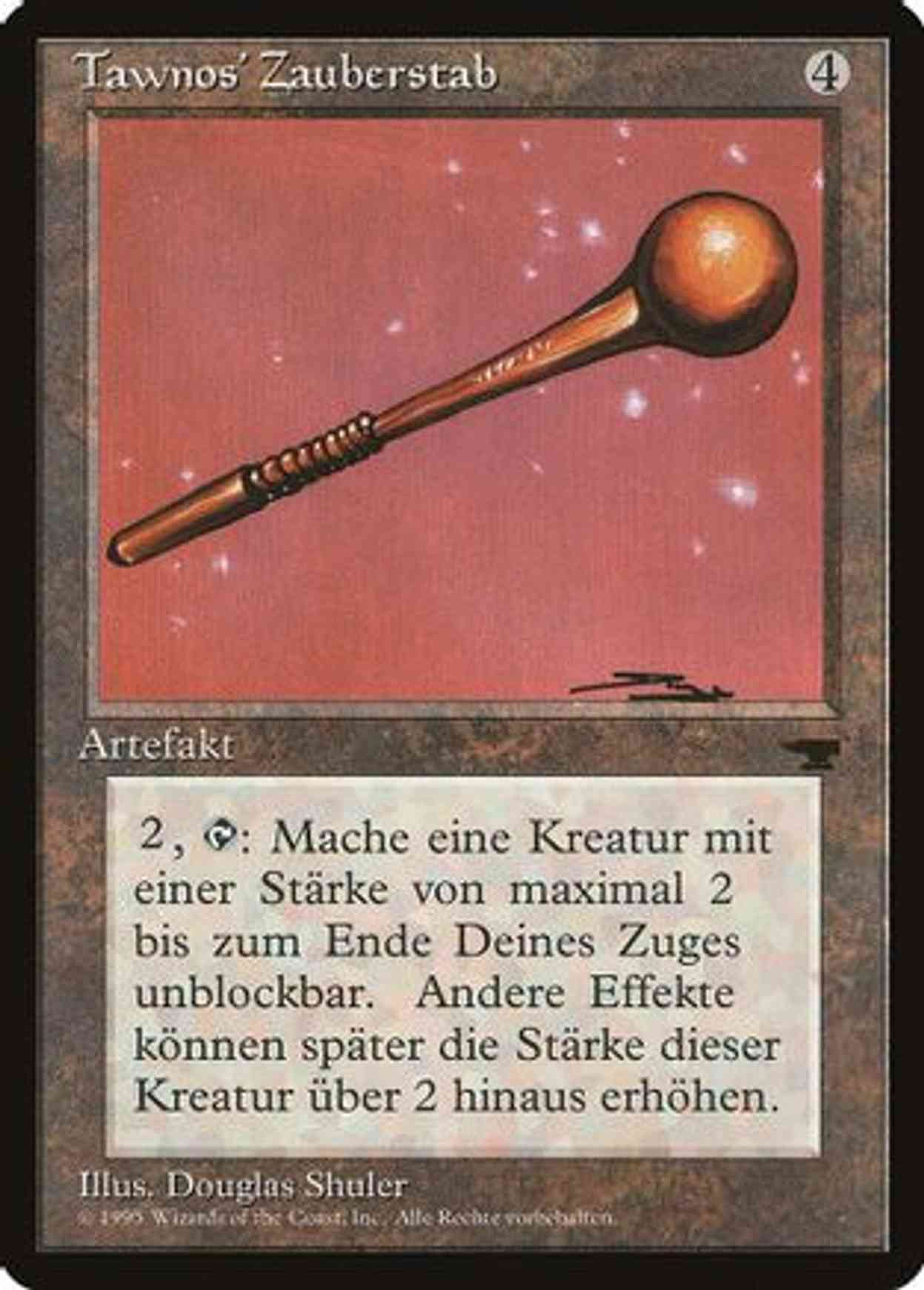 Tawnos's Wand (German) - "Tawnos' Zauberstab" magic card front