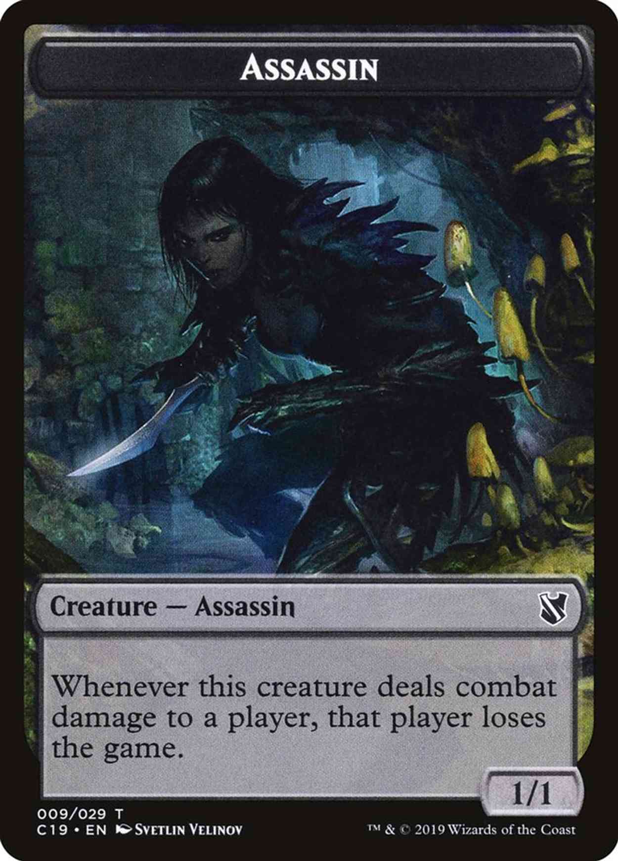 Assassin // Morph Double-sided Token magic card front