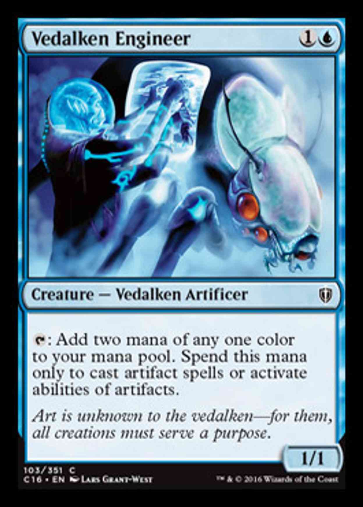 Vedalken Engineer magic card front