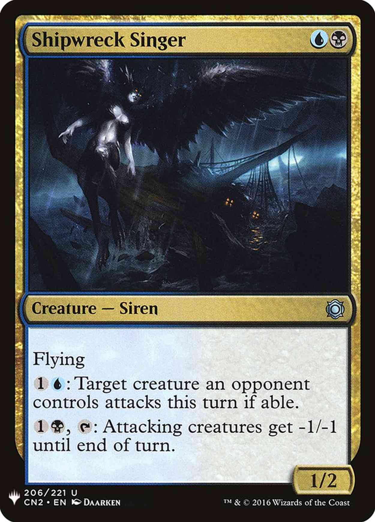 Shipwreck Singer magic card front