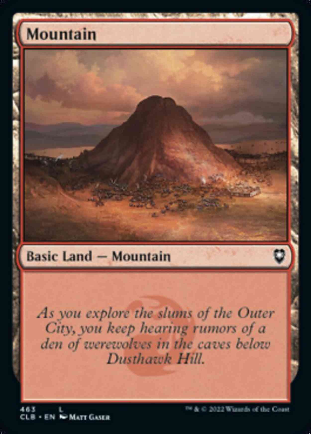 Mountain (463) magic card front