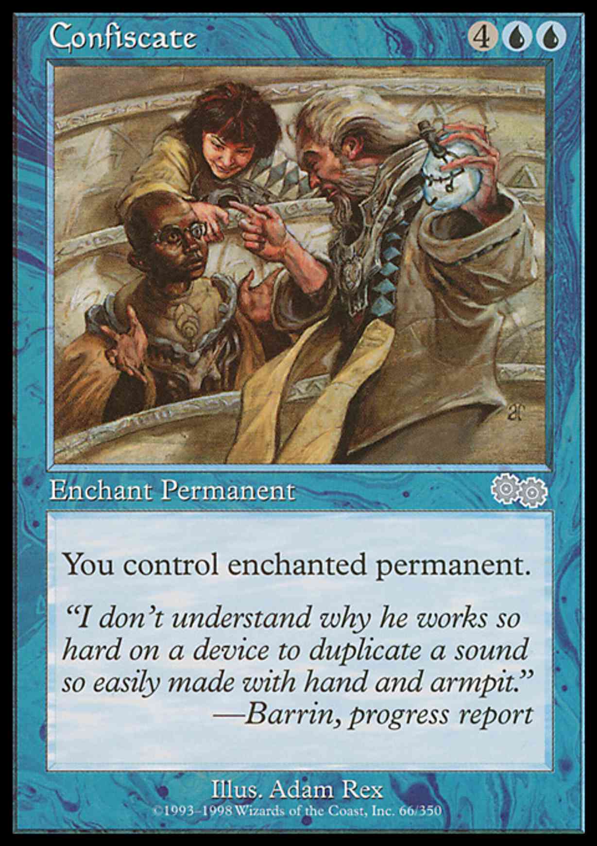 Confiscate magic card front