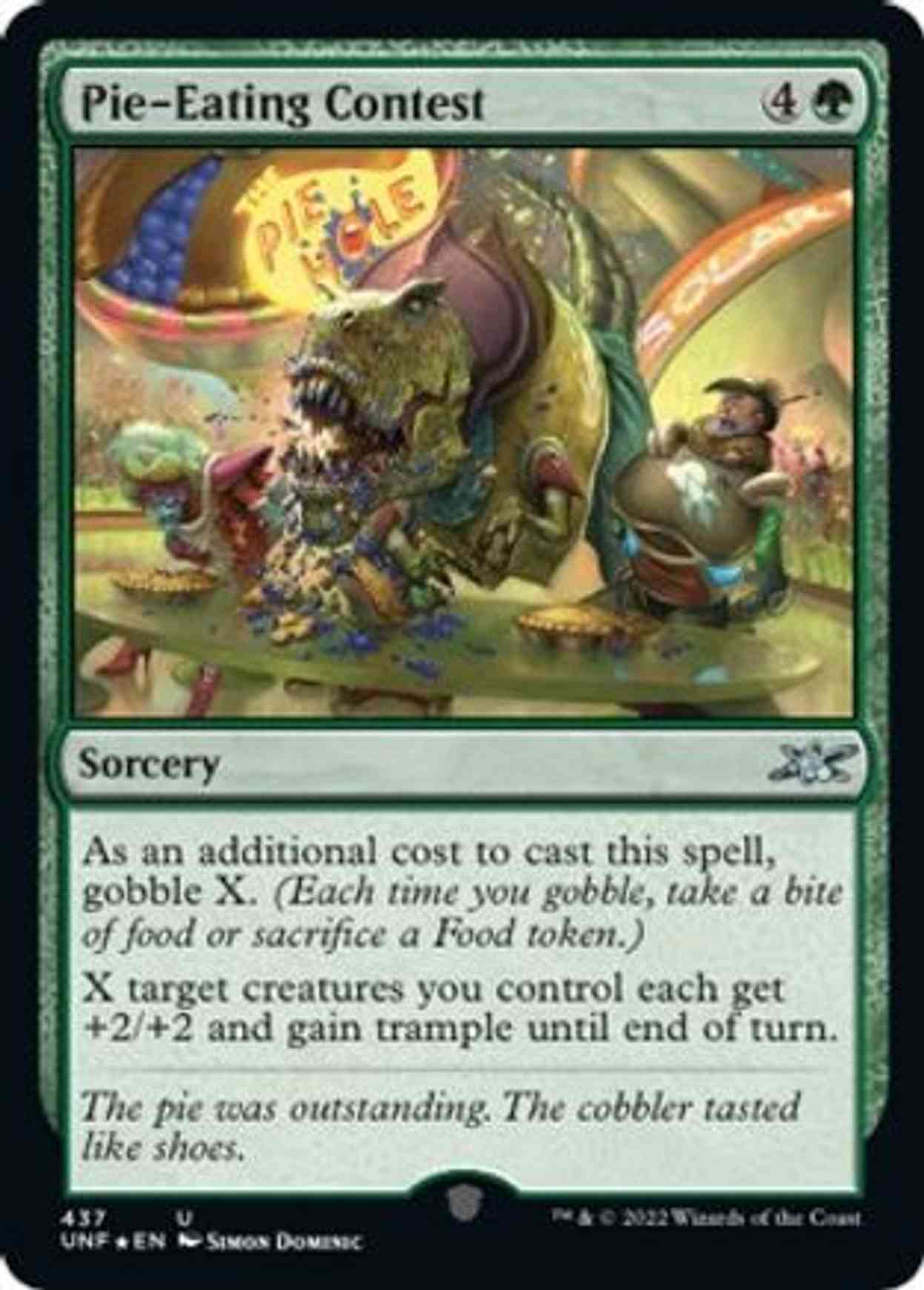 Pie-Eating Contest (Galaxy Foil) magic card front