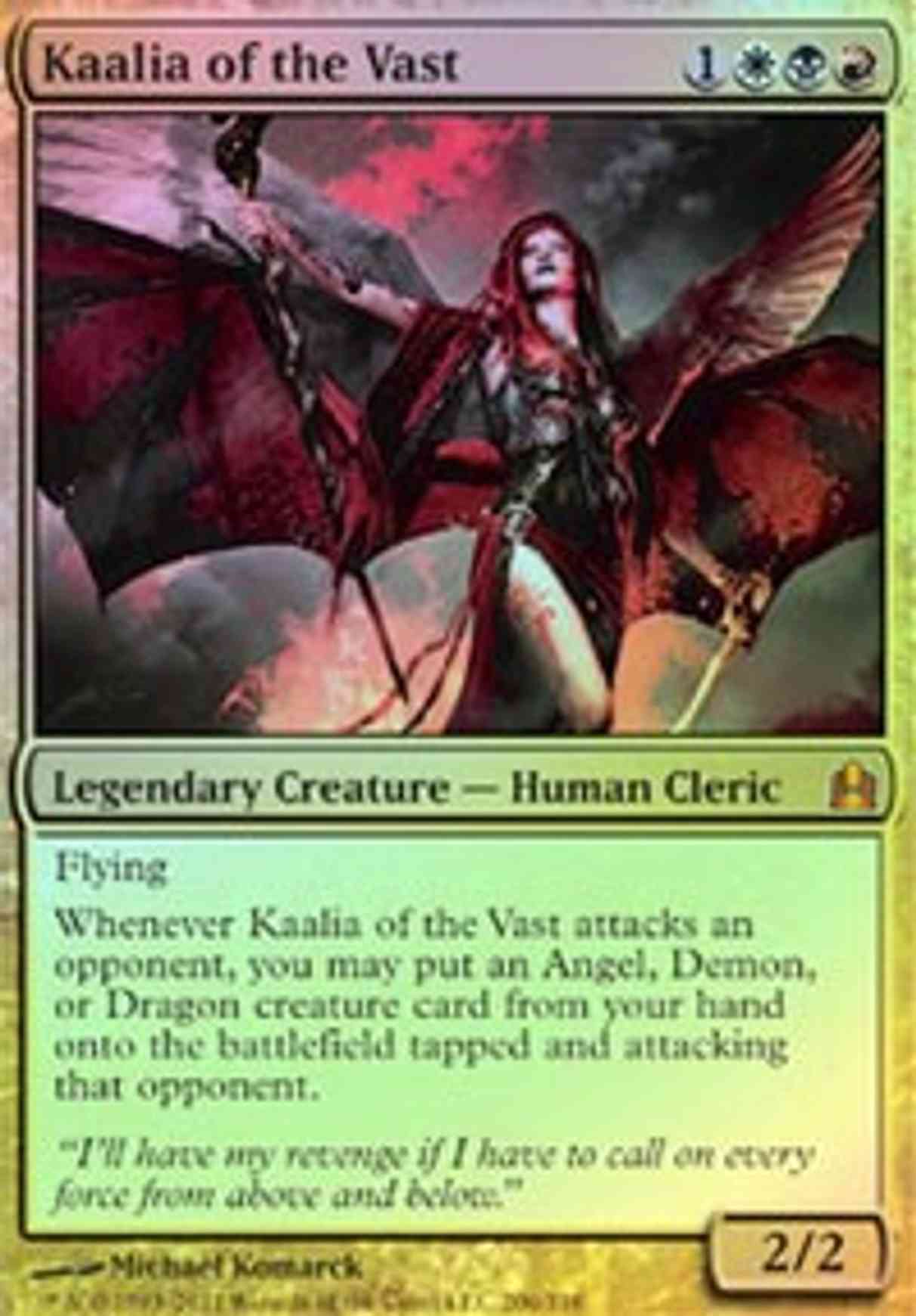 Kaalia of the Vast (Oversized) magic card front