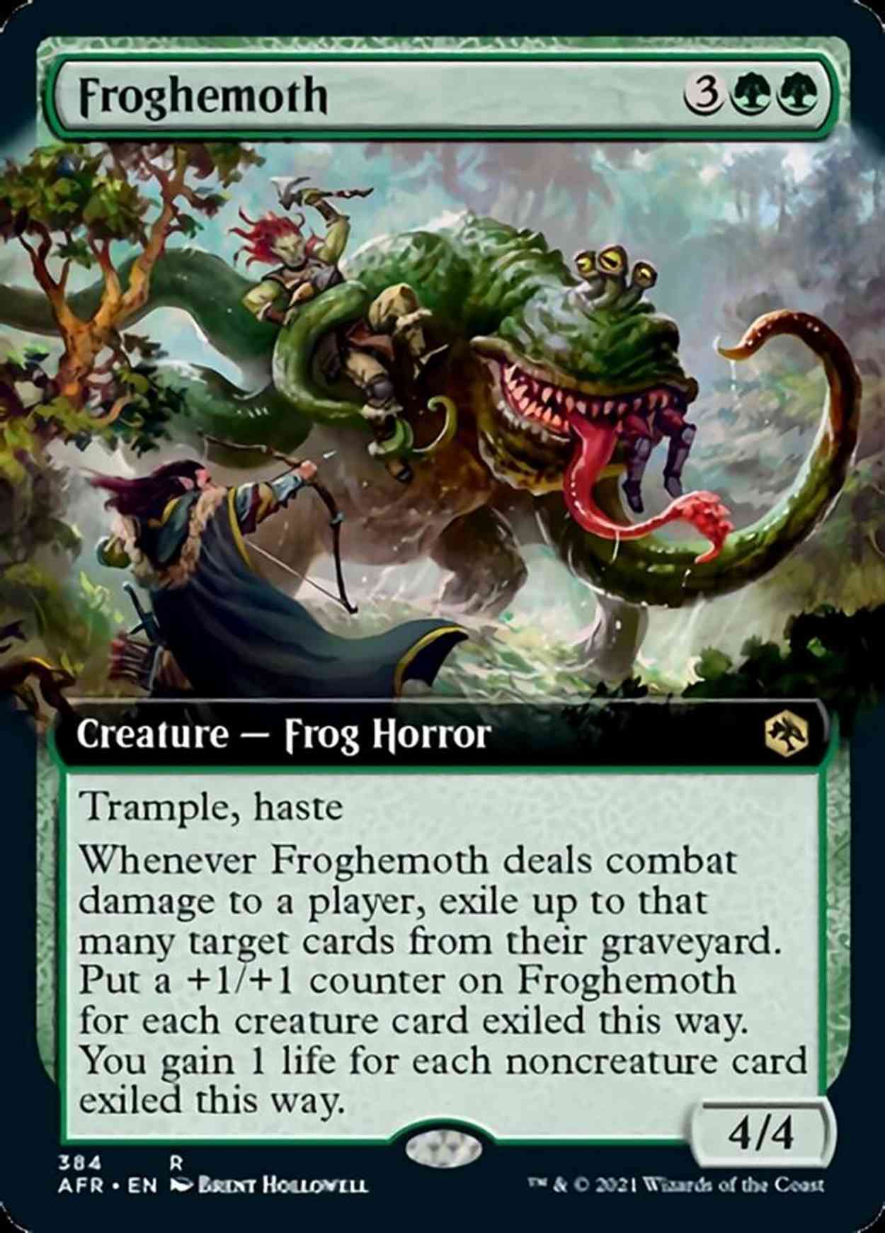 Froghemoth (Extended Art) magic card front