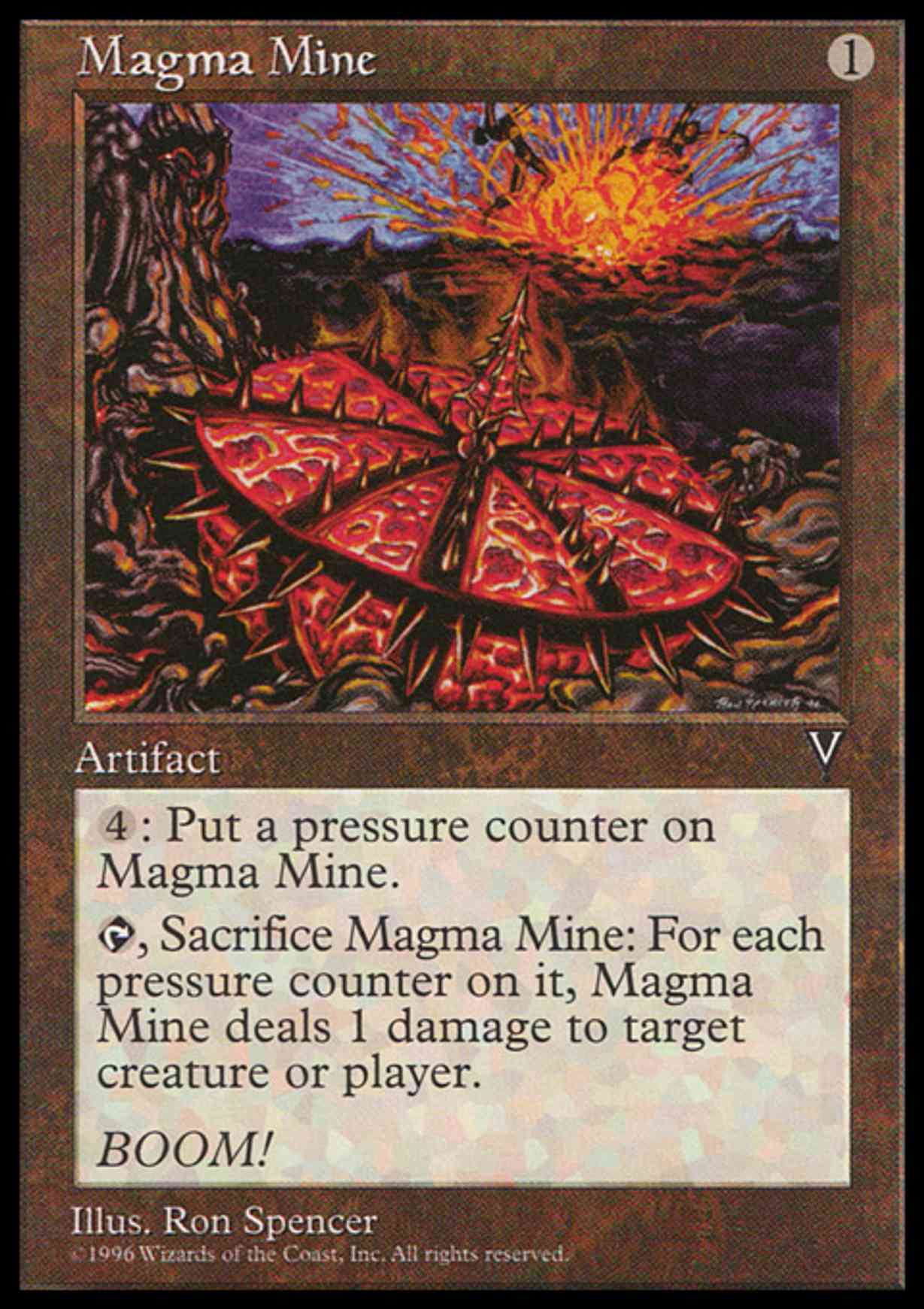 Magma Mine magic card front