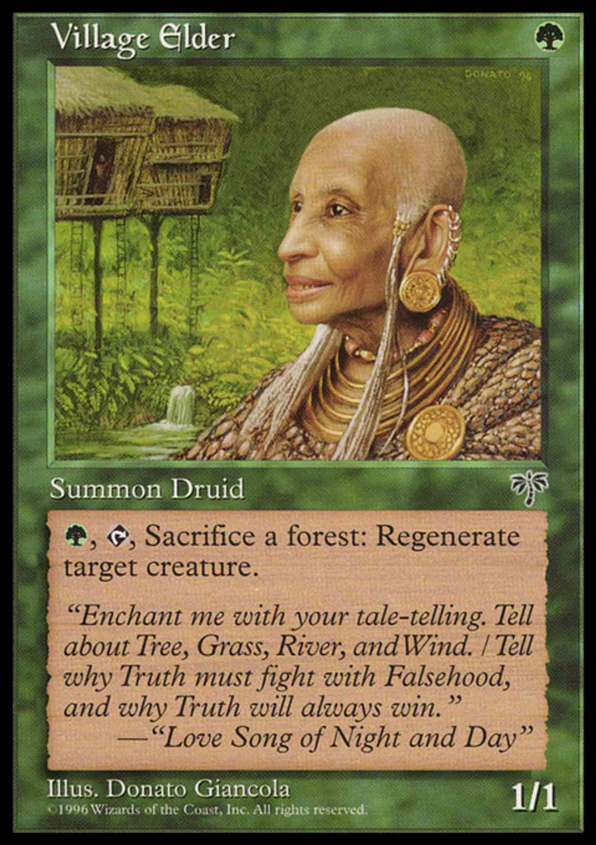 Village Elder Price from mtg Mirage