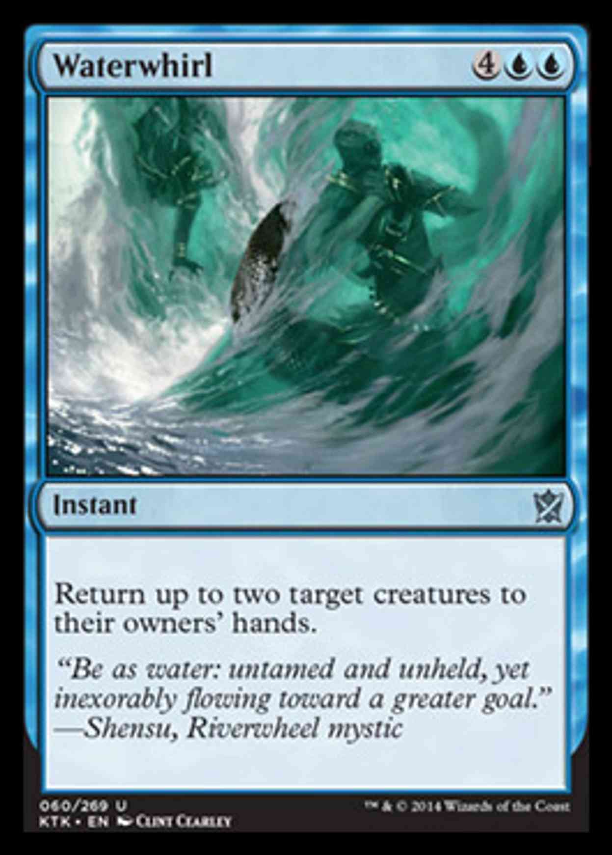 Waterwhirl magic card front