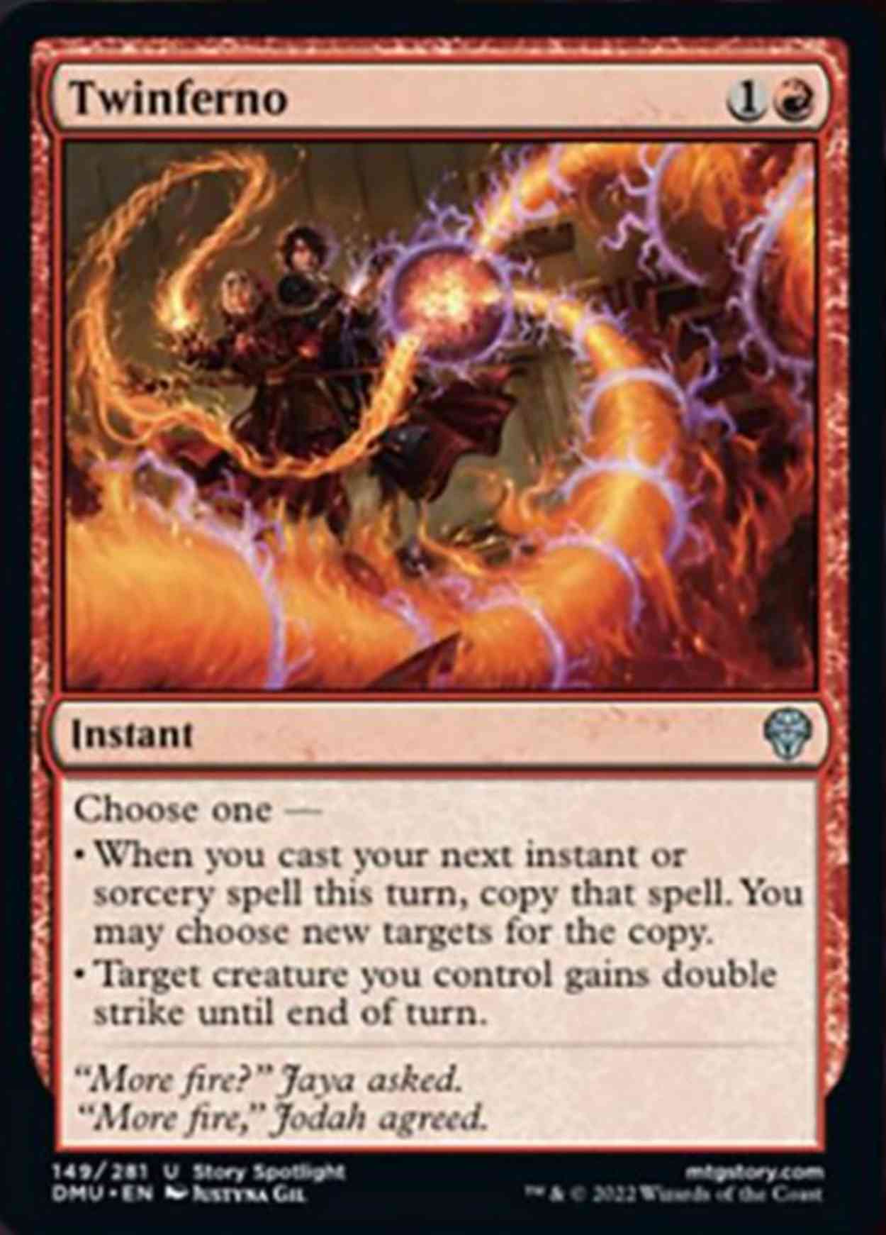 Twinferno magic card front