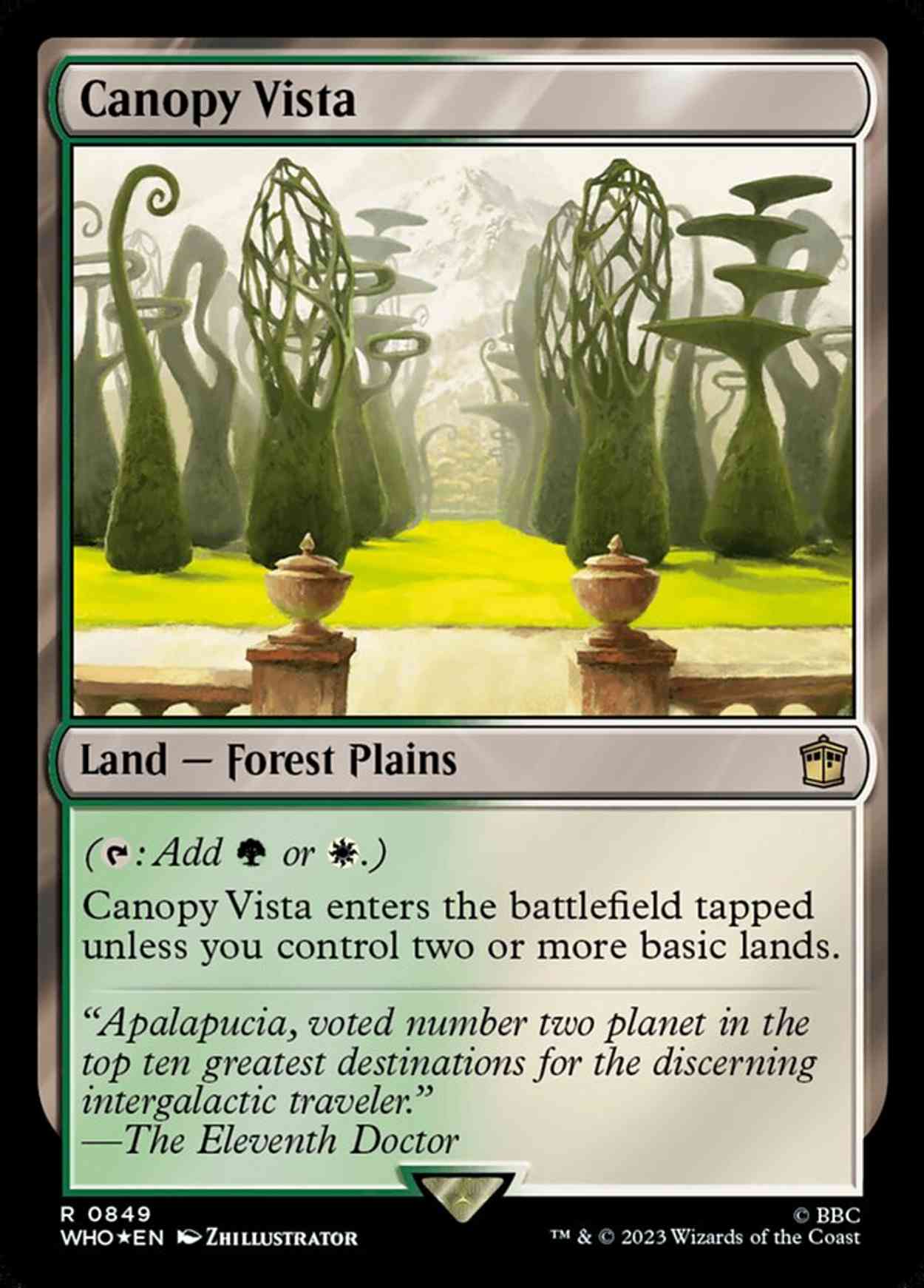 Canopy Vista (Surge Foil) magic card front