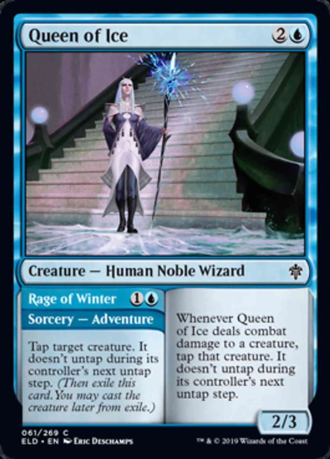 Queen of Ice magic card front