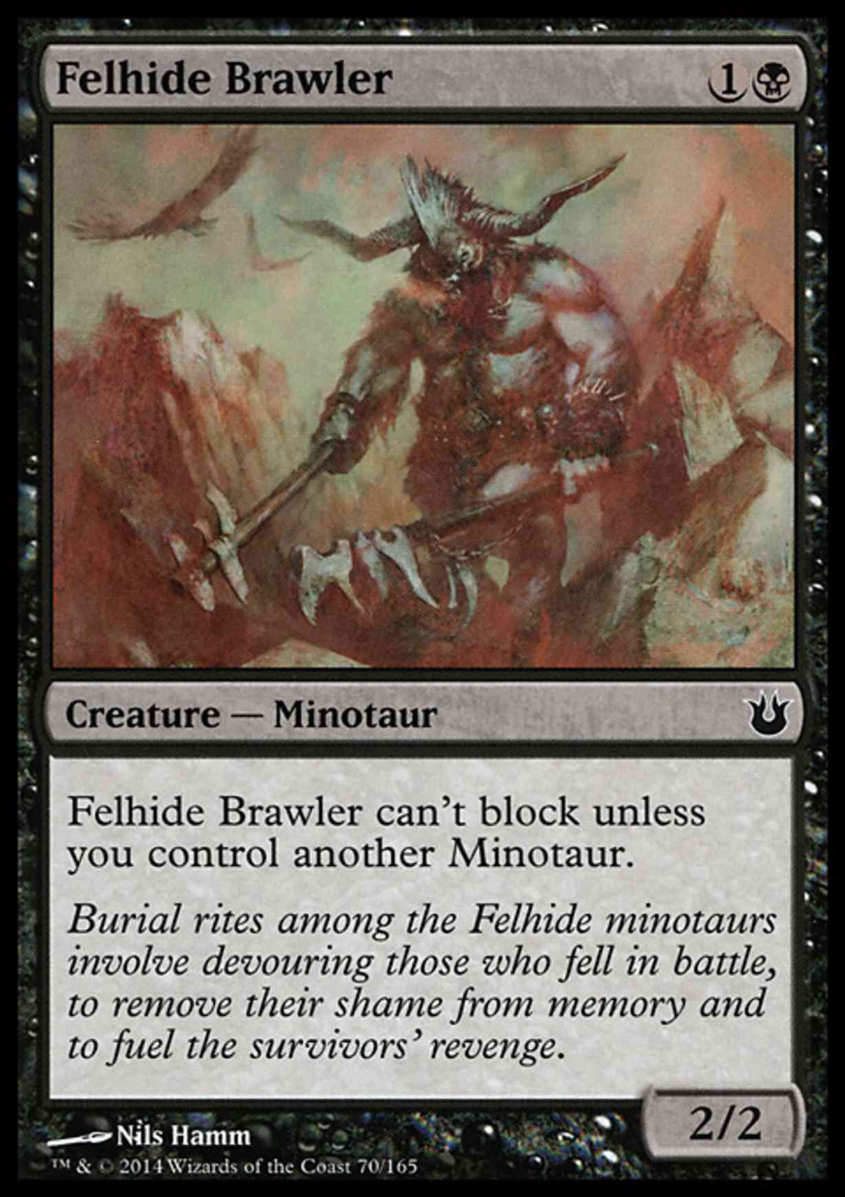 Felhide Brawler magic card front