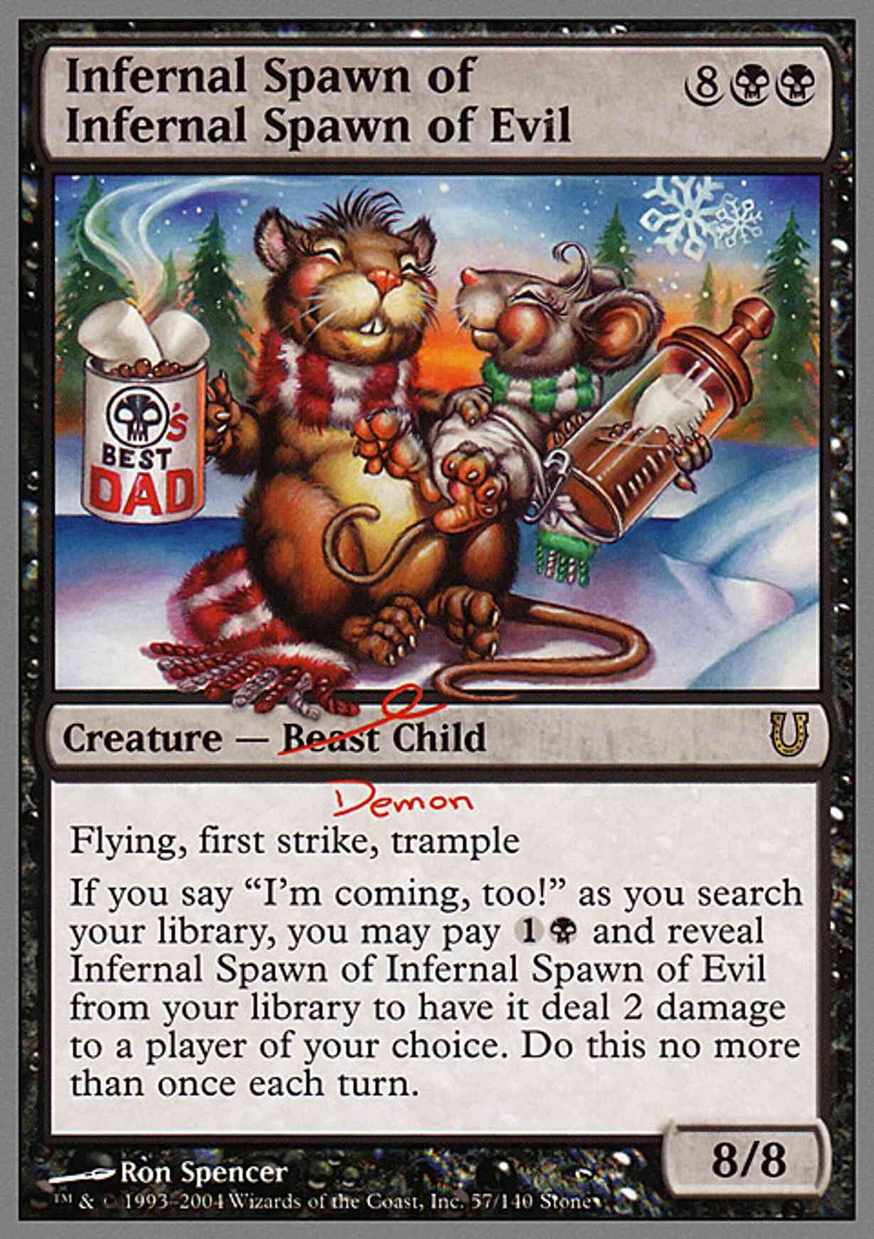 Infernal Spawn of Infernal Spawn of Evil magic card front