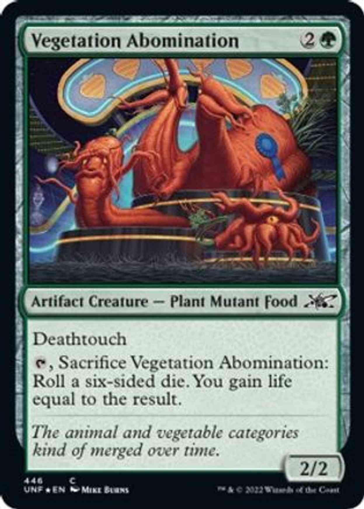 Vegetation Abomination (Galaxy Foil) magic card front