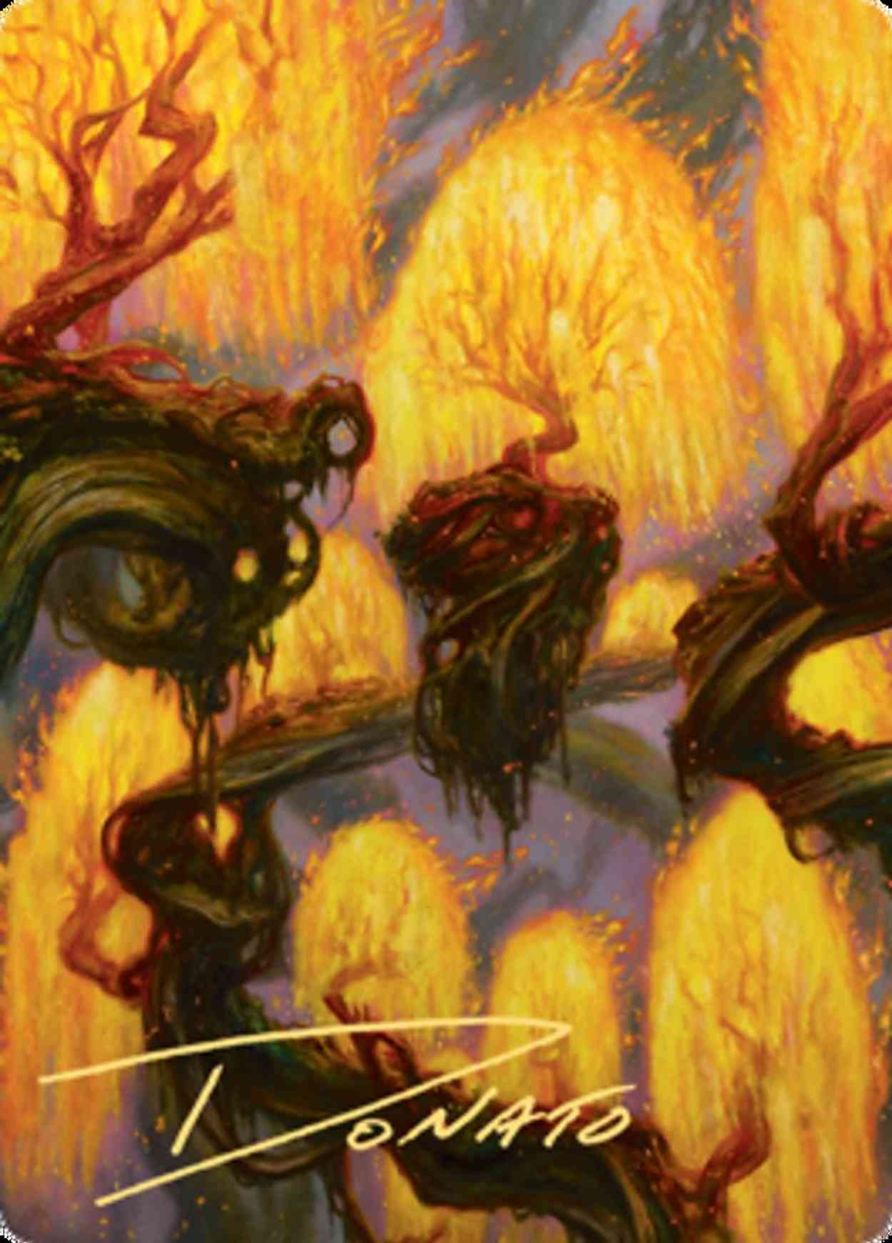Grove of the Burnwillows Art Card (Gold-Stamped Signature) magic card front