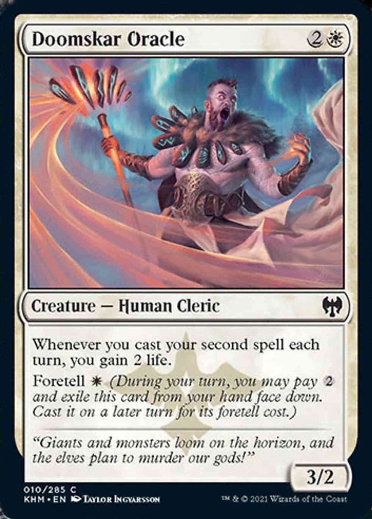 Doomskar Oracle magic card front