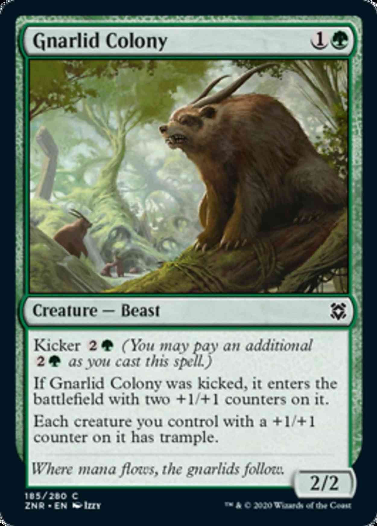 Gnarlid Colony magic card front