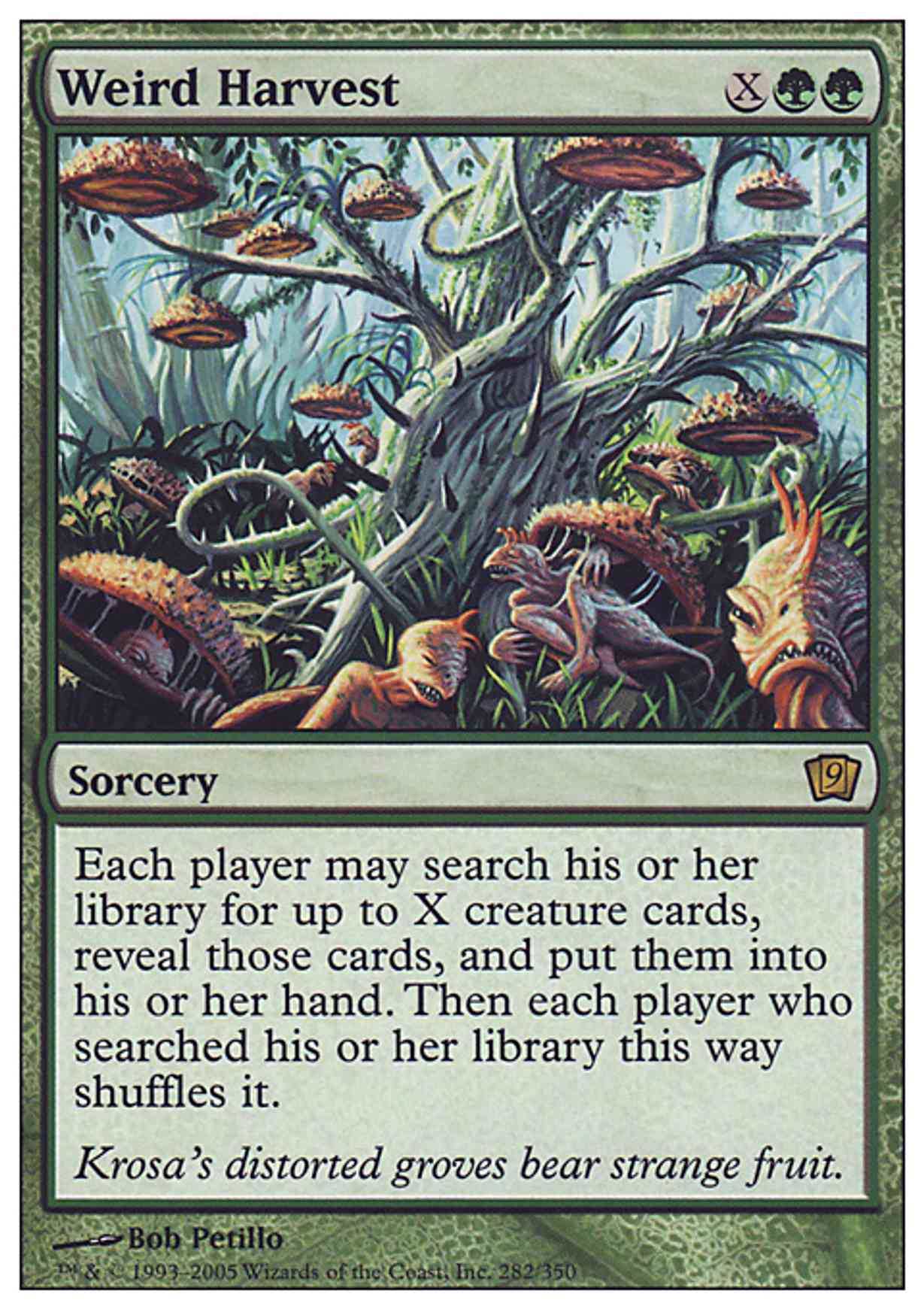 Weird Harvest magic card front
