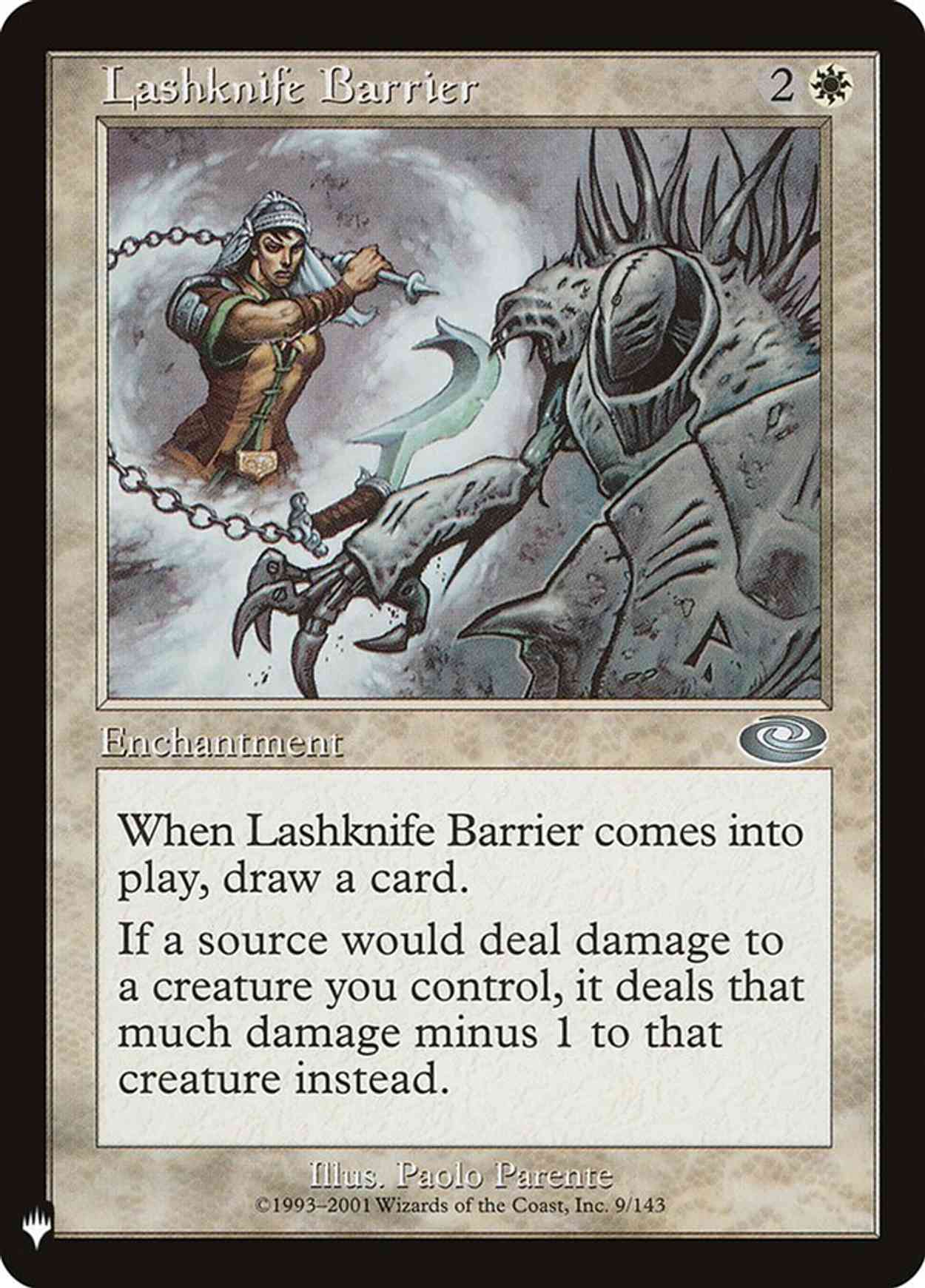 Lashknife Barrier magic card front