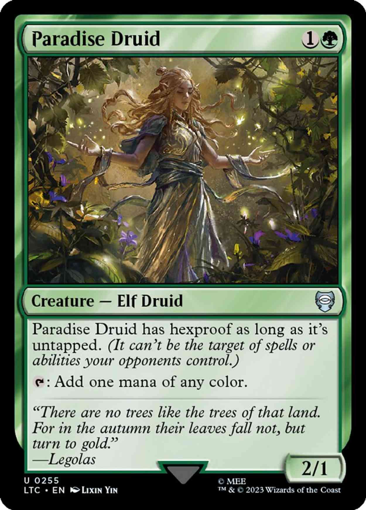 Paradise Druid magic card front