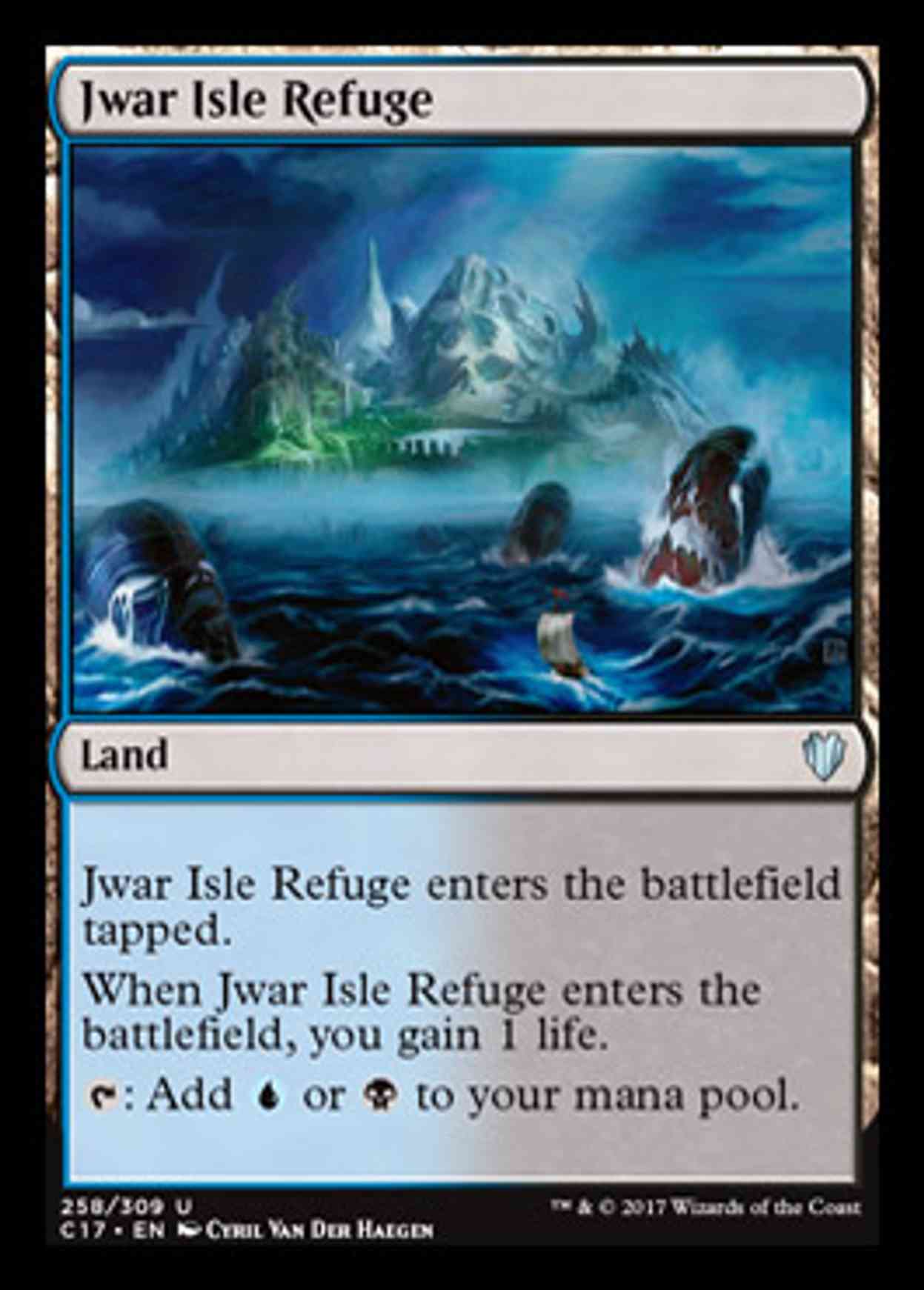 Jwar Isle Refuge magic card front