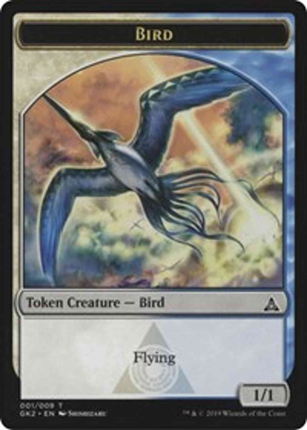 Bird // Thopter Token magic card front