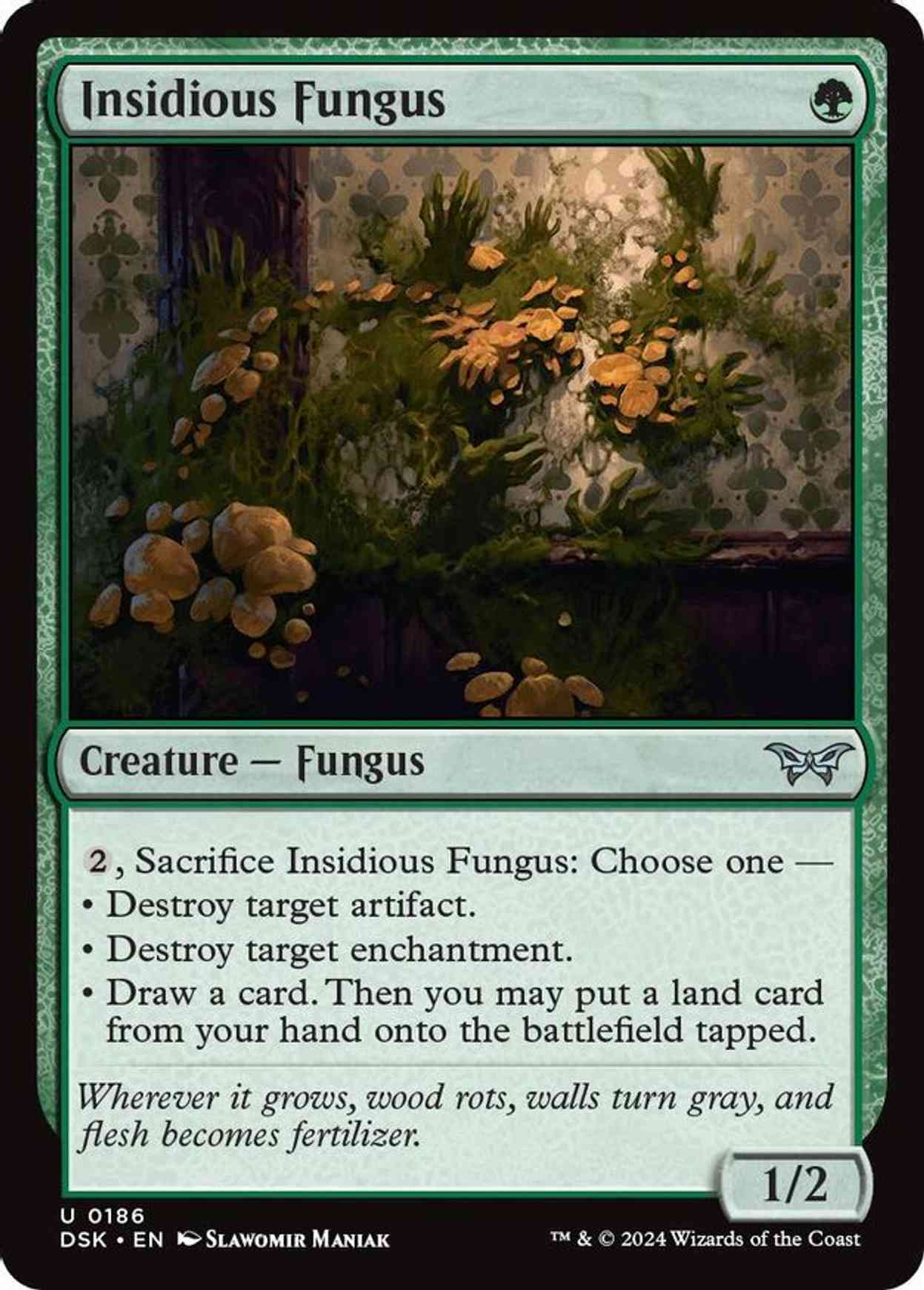 Insidious Fungus magic card front