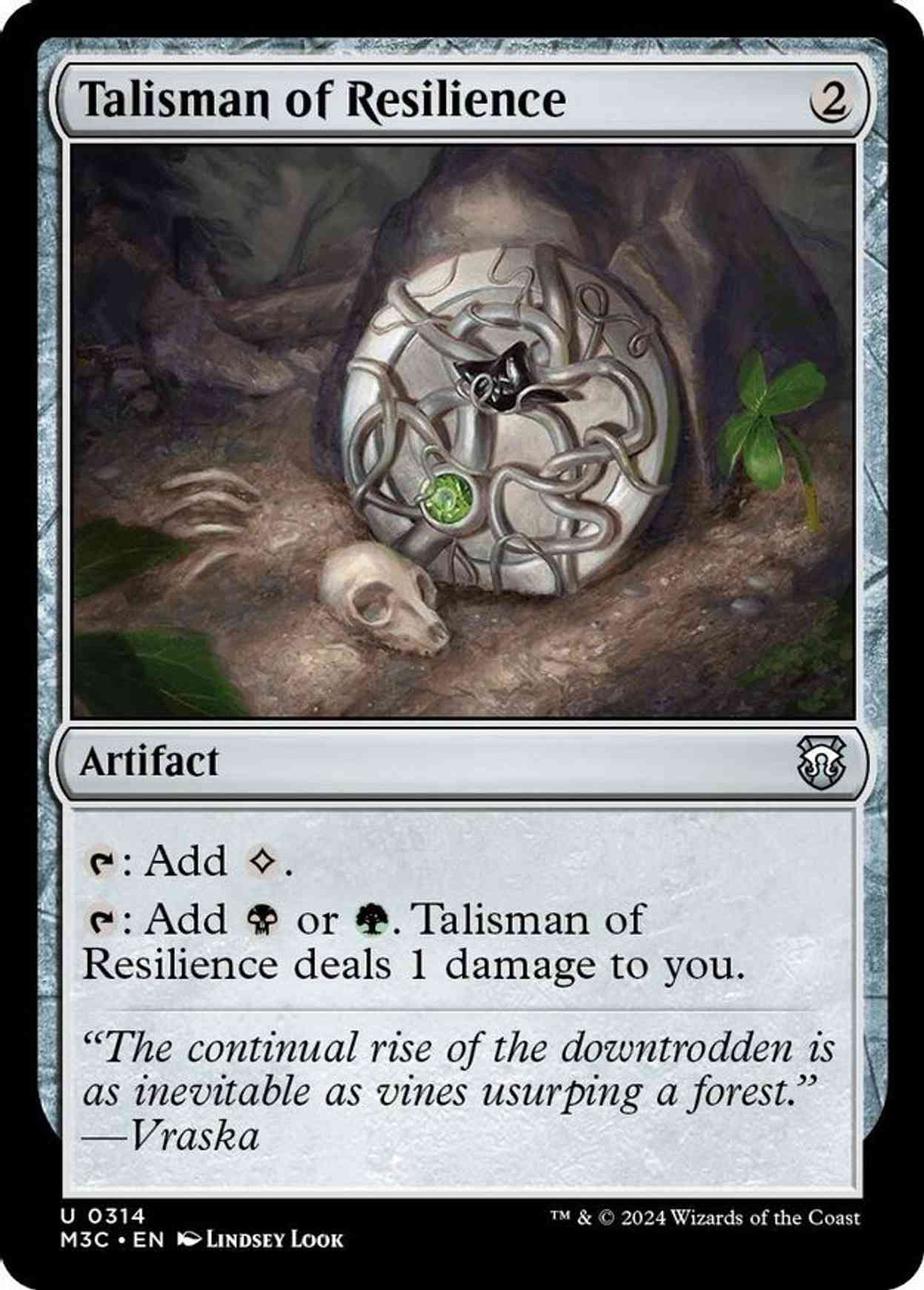 Talisman of Resilience (Ripple Foil) magic card front