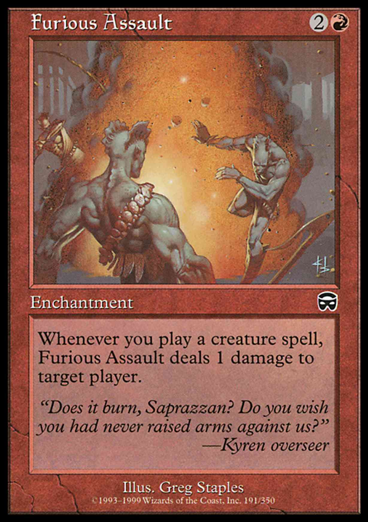 Furious Assault magic card front