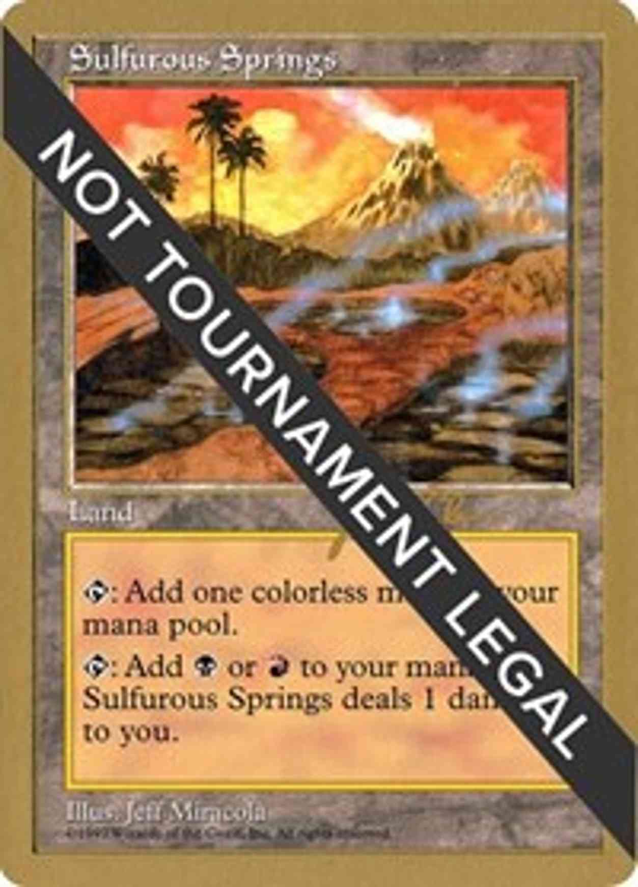 Sulfurous Springs - 1997 Jakub Slemr (5ED) magic card front