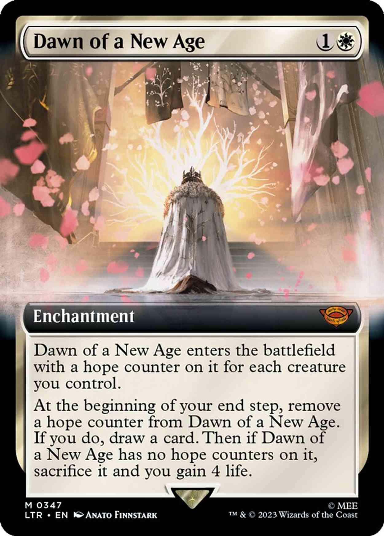 Dawn of a New Age (Extended Art) magic card front