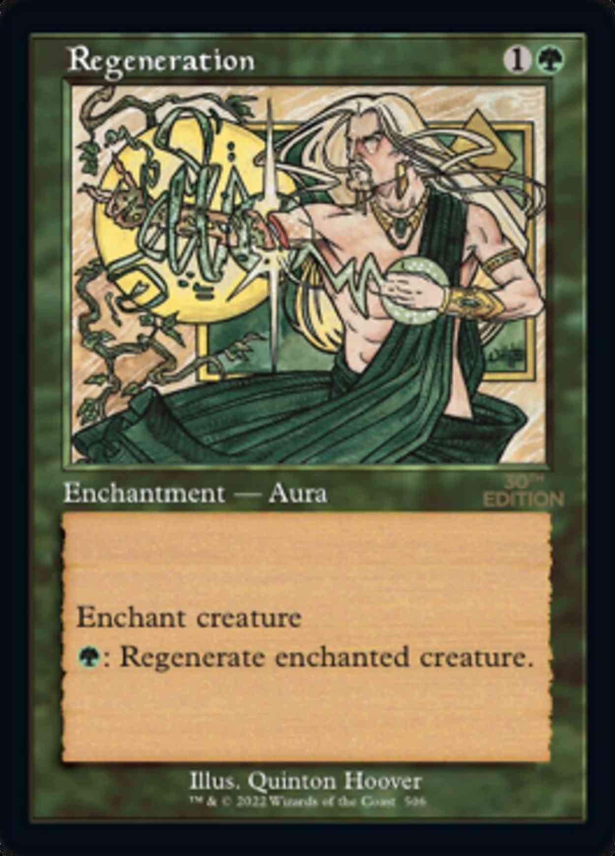 Regeneration (Retro Frame) magic card front