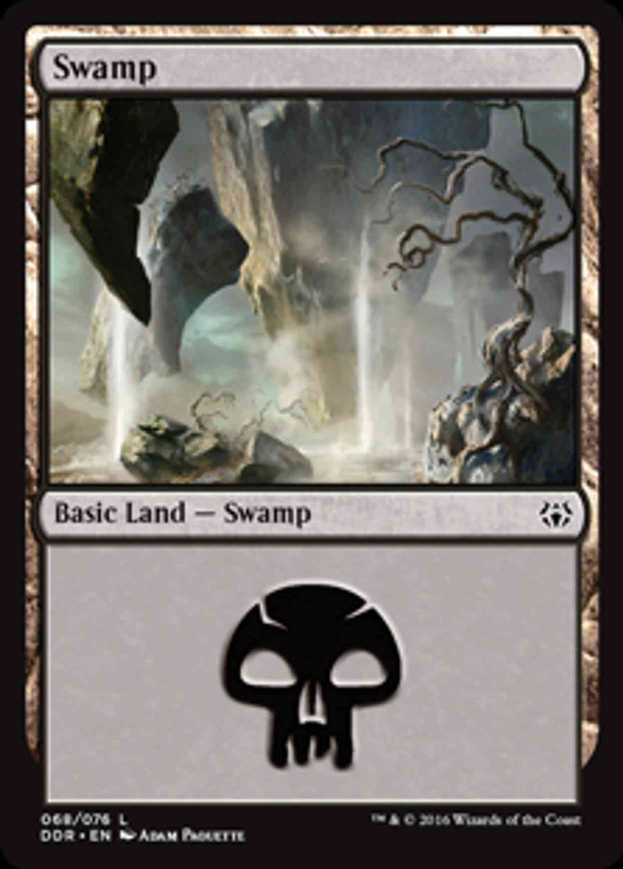 Swamp (68) magic card front