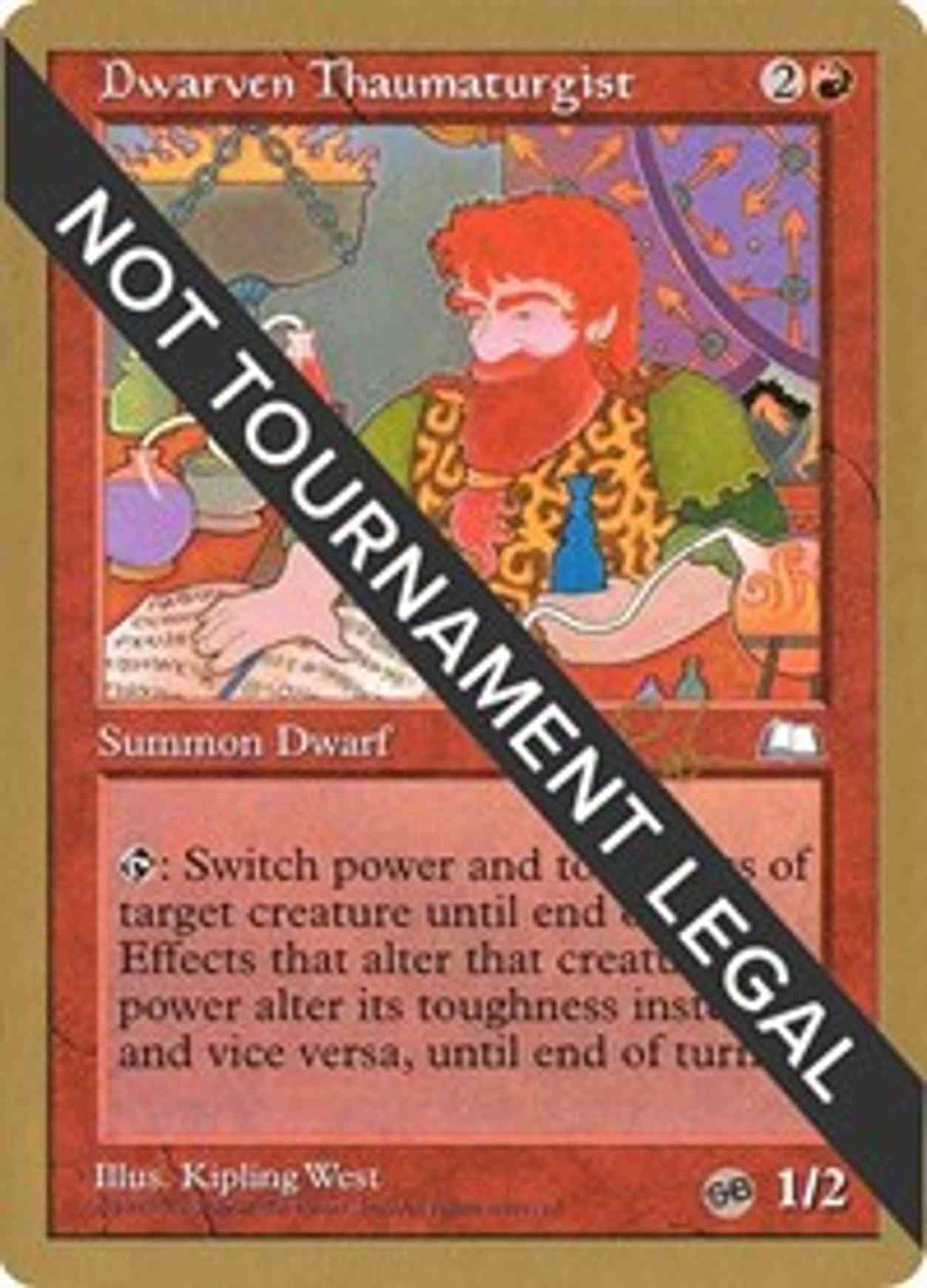 Dwarven Thaumaturgist - 1998 Ben Rubin (WTH) (SB) magic card front