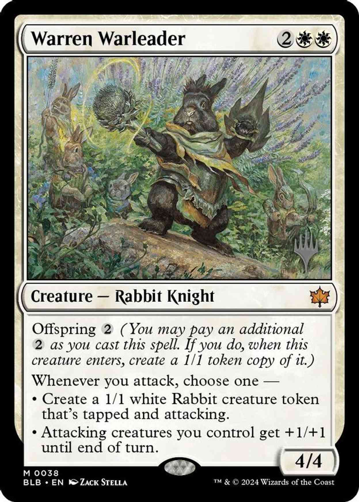 Warren Warleader magic card front