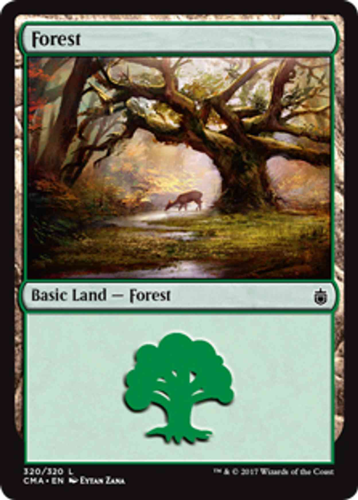 Forest (320) magic card front