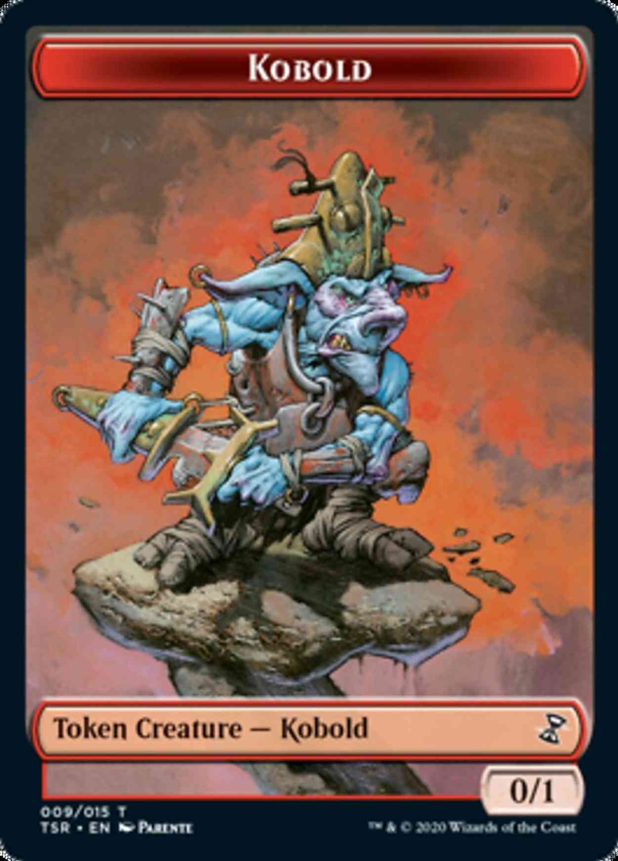 Kobold Token magic card front