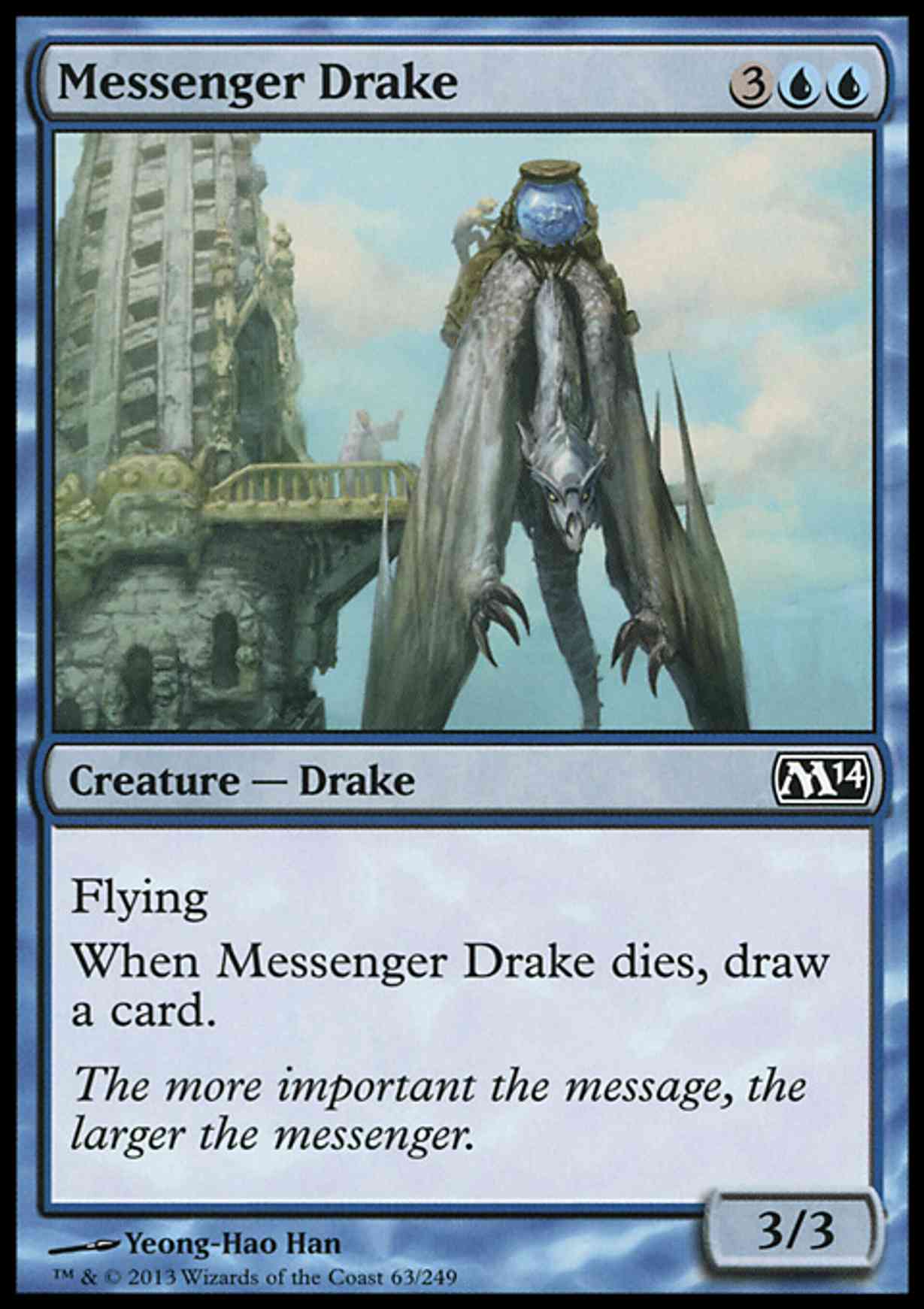 Messenger Drake magic card front