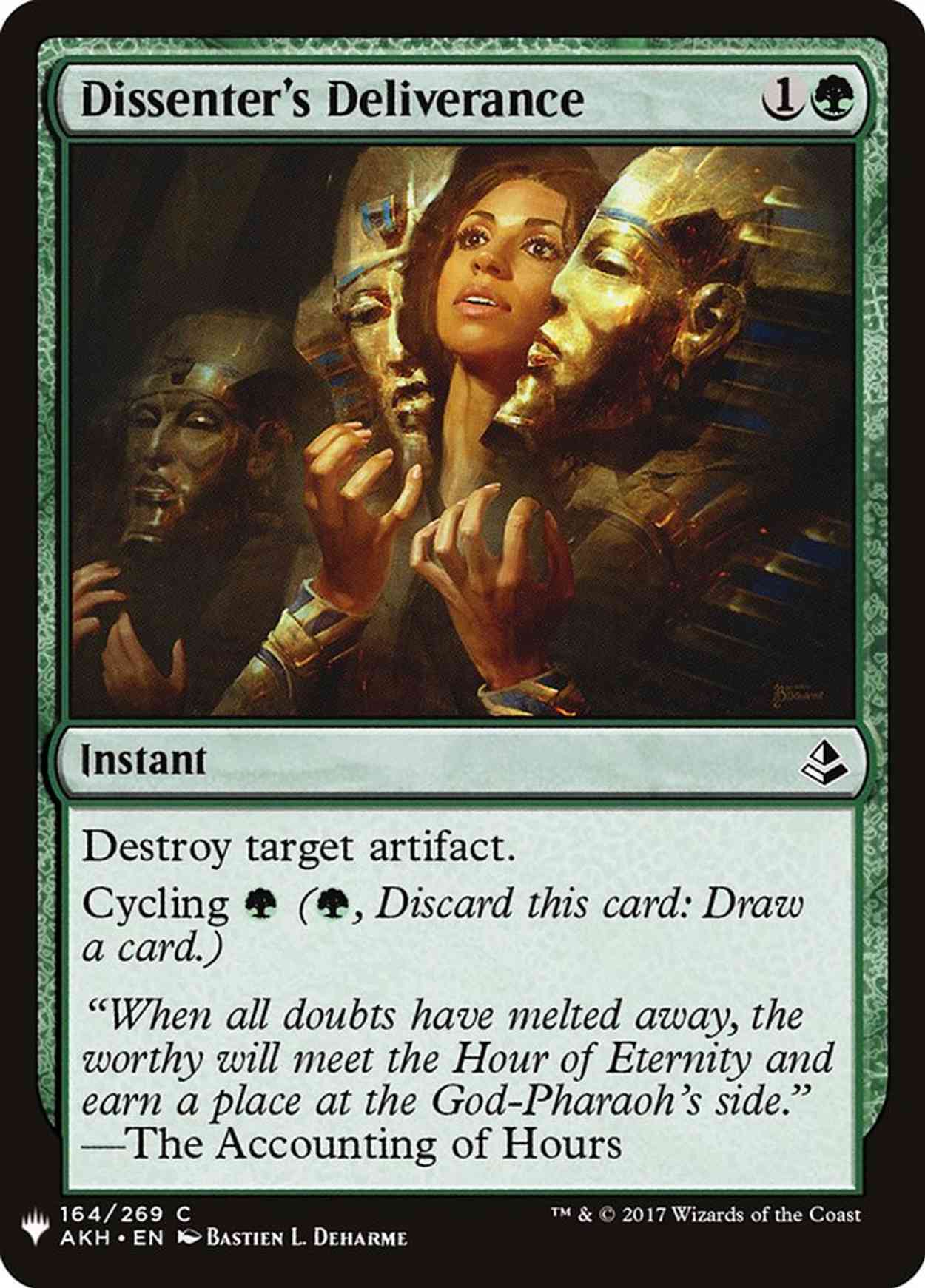 Dissenter's Deliverance magic card front