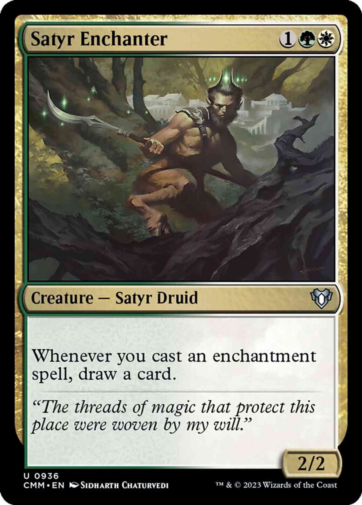 Satyr Enchanter magic card front